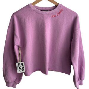 NWT Neon Rebels by Maisonette "Be Bold" Tinsley Sweatshirt Girls Size 12YR